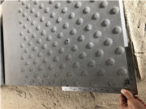 Mongolian Black Basalt Tactile Pavers Blind Paving