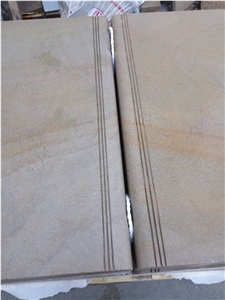 Yellow Sandstone Sanded Steps, Stairs