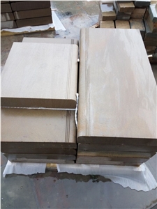 Yellow Sandstone Sanded Steps, Stairs