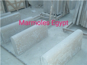 Sinai Pearl Marble Road Side Stone, Curb Stone