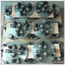 Bush Hammer Plate with 6 Roller
