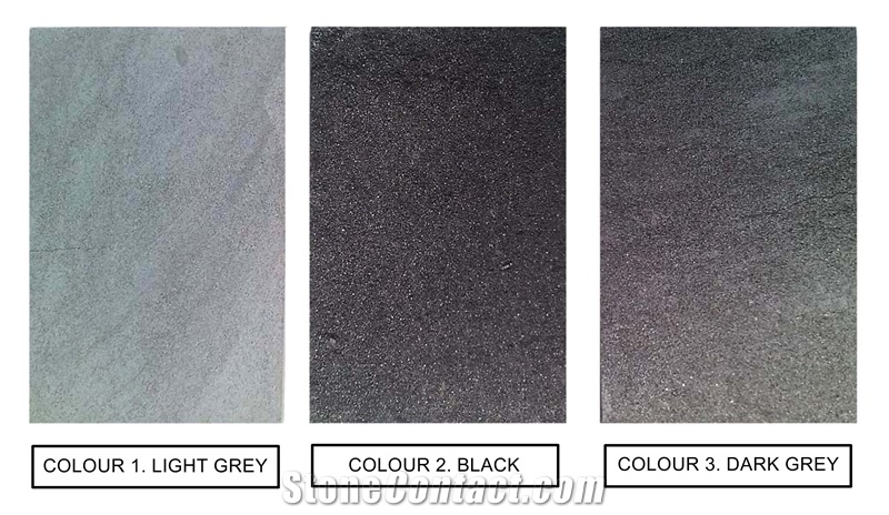 Black Lava Stone Landscaping Bali Pool Tiles