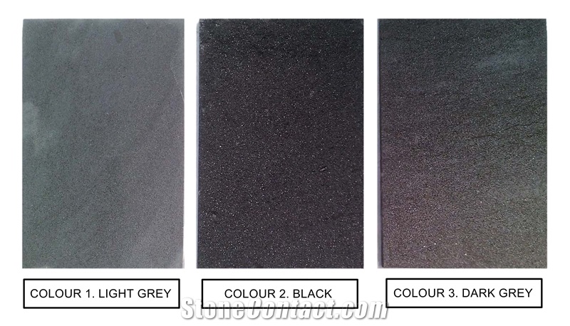 Black Lava Stone Landscaping Bali Pool Tiles