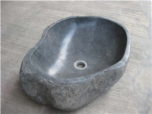Indonesia River Stone Bathroom Wash Basins
