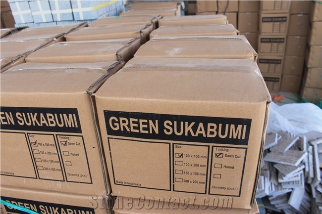 Pedra Hijau Sukabumi Green Stone Bali Pool Tiles
