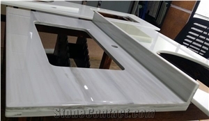 Grey Grain Nano Glass Slab,Interior & Exterior.