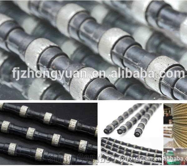 Diamond Wire Cutting Rope for Stone Quarry