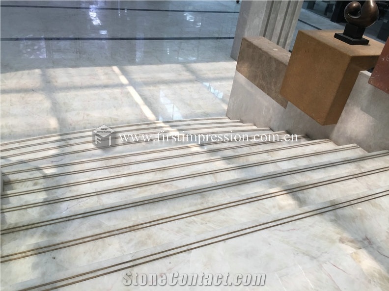 Luxury Lotus White Onyx for Steps&Stairs