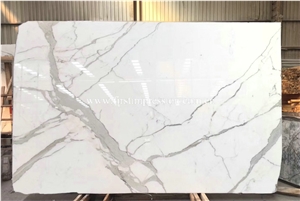 New Polished Italy Bianco Calacatta Marble Slabs New Polished Italy Bianco Calacatta Marble Slabs