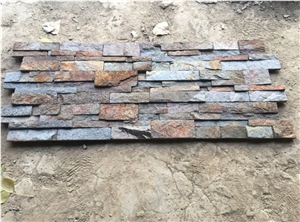 Amber Fall Ledgestone Culture Stone Slate Wall