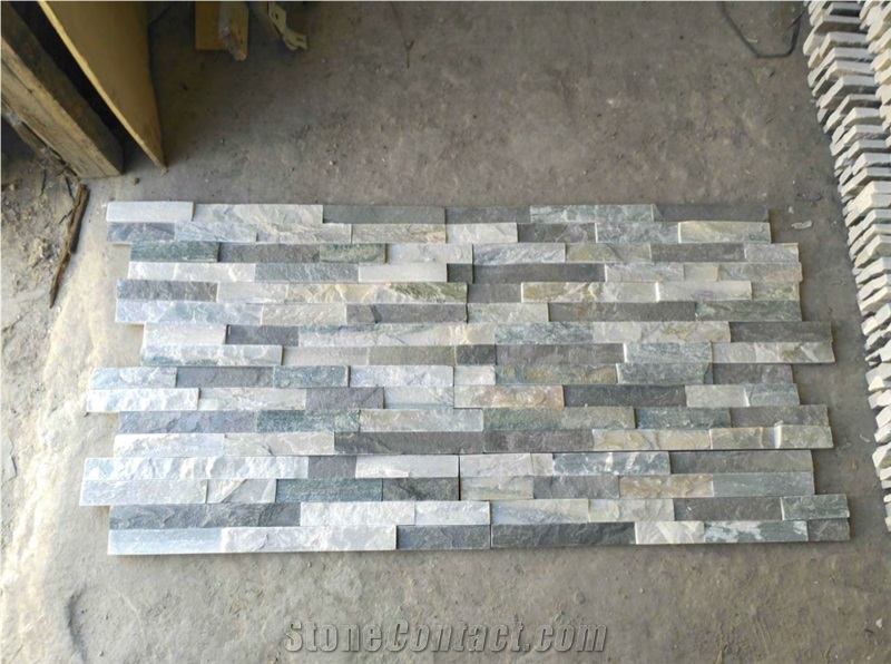 Sierra Blue Ledgestone Culture Stone Slate Wall