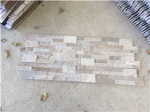 White Chestnut Ledgestone Culture Stone Slate Wall
