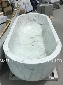 White Stone Bathtub