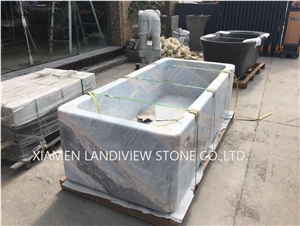 White Stone Bathtub
