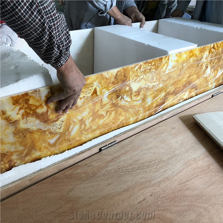 Acrylic Translucent Faux Alabaster Sheet