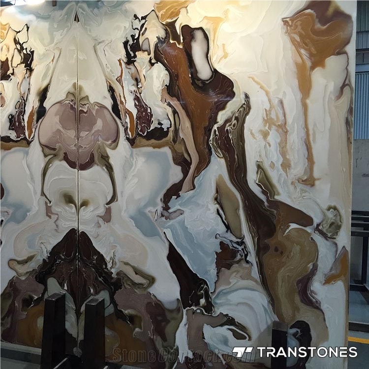 Chinese Style Alabaster Wall Panel Decors Design