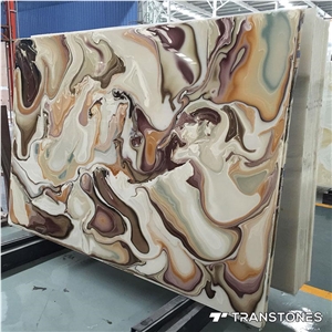 Chinese Style Alabaster Wall Panel Decors Design