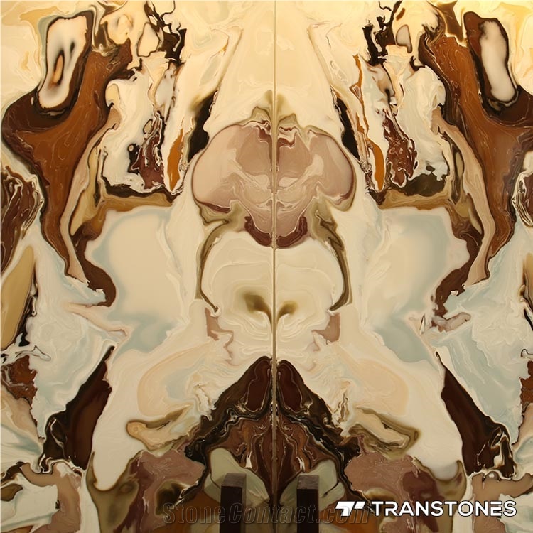 Chinese Style Alabaster Wall Panel Decors Design