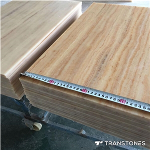 Faux Onyx Slabs Artificial Wall Tiles for Table
