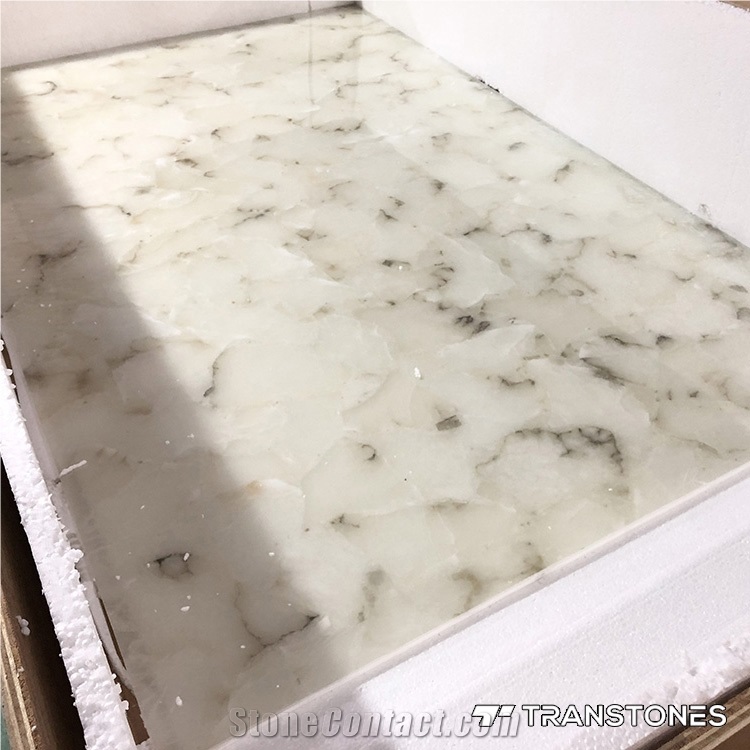 Faux Stone Real Onyx Translucent Alabaster Slabs
