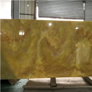 Golden Translucent Artificial Resin Panels