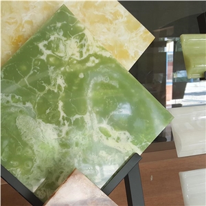 Green Faux Onyx Alabaster