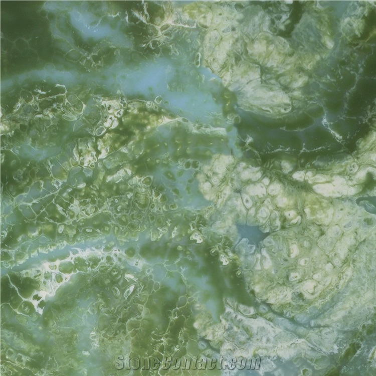 Green Faux Onyx Alabaster