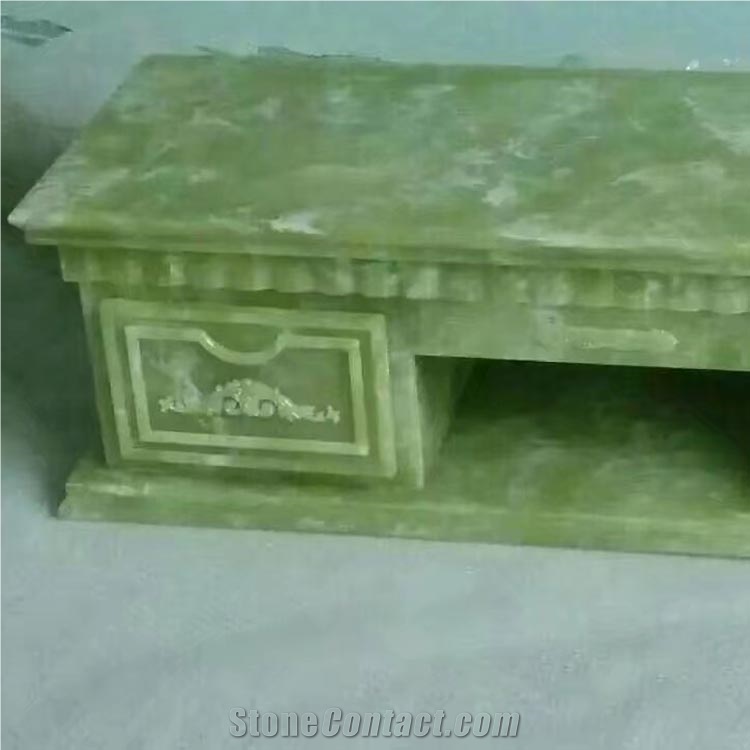 Green Faux Onyx Alabaster