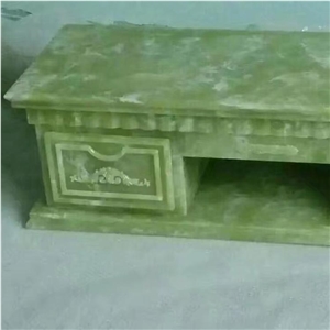 Green Faux Onyx Alabaster