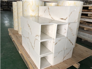 New Faux Alabaster Stone Backlit Translucent Light Box