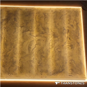 Polished Artificial Alabaster Stone Veneer