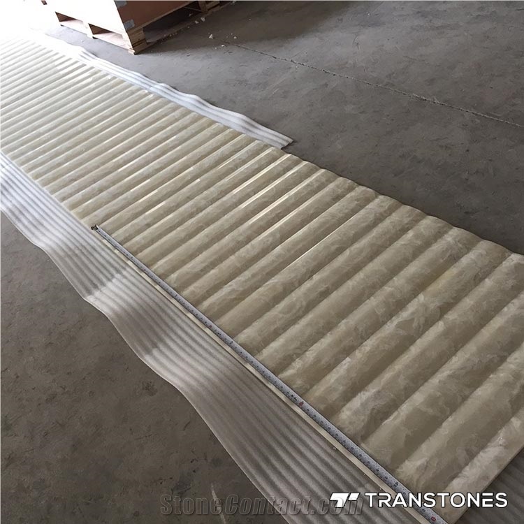 Polished Artificial Alabaster Stone Veneer