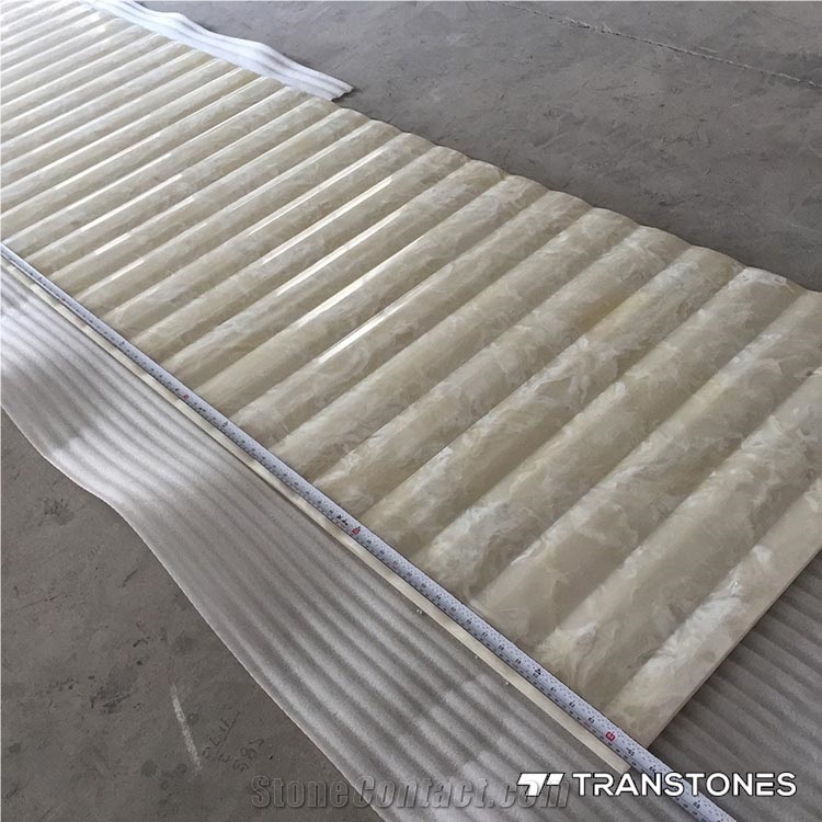 Polished Artificial Alabaster Stone Veneer