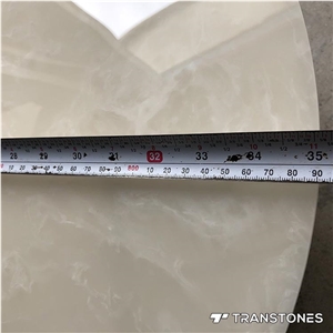 Thick Polished Alabaster Artificial Onyx Panel