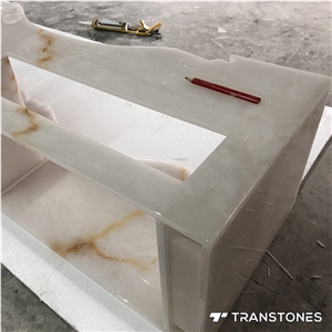 Transtones Faux Alabaster Furniture for Dinning Table