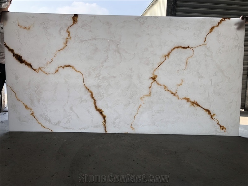 Transtones Polished High Gloss Faux Alabaster Sheet