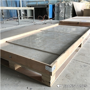 Transtones Translucent Panels for Reception Desk