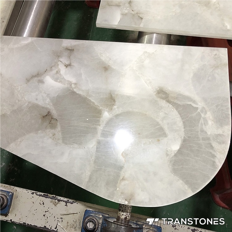 Transtones Translucent Stone Veneer for Barcounter