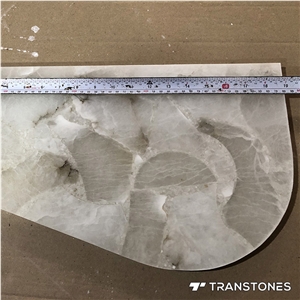 Transtones Translucent Stone Veneer for Barcounter