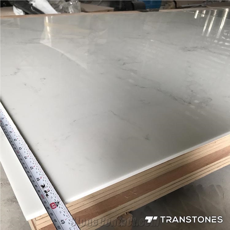 White Faux Onyx Slab Alabaster Sheets for Wall Panel