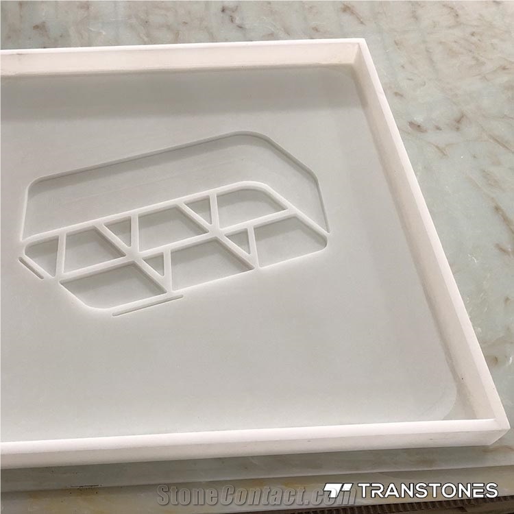 White Translucent Artificial Onyx Lighting Box