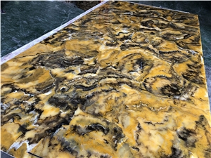 Wholesale Translucent Yellow Faux Onyx Sheet Price