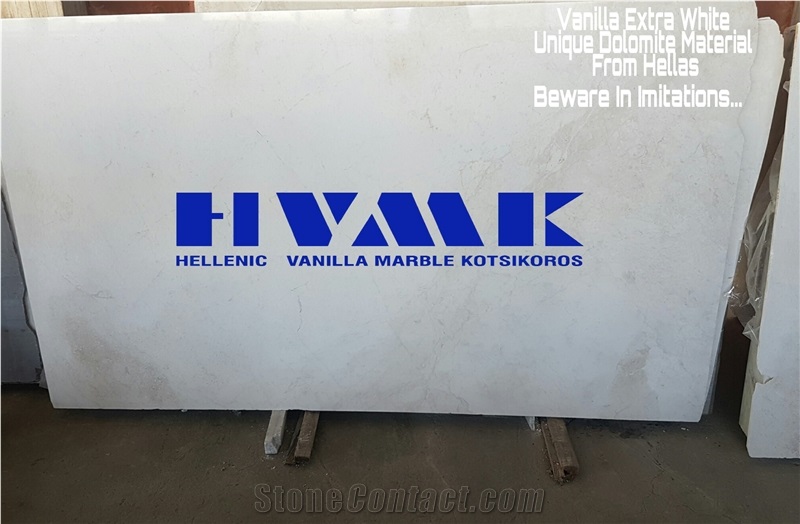 White Vanilla Marble Slabs, Tiles