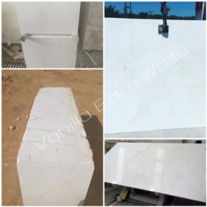White Vanilla Marble Slabs, Tiles
