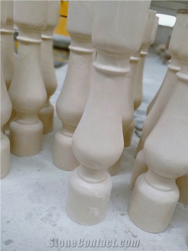Stone Spain Cream Marfil Marble Balustrades