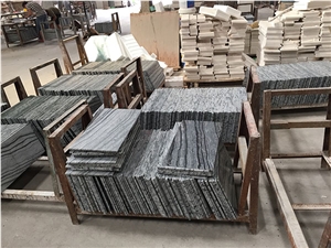 Antique Black/Ancient Wood Grain Marble Slab&Tile