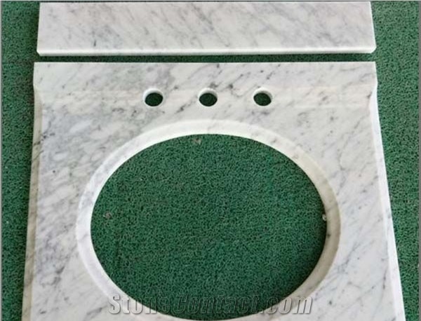 Bianco Carrara White Marble Kitchecntop