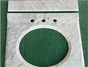Bianco Carrara White Marble Kitchecntop