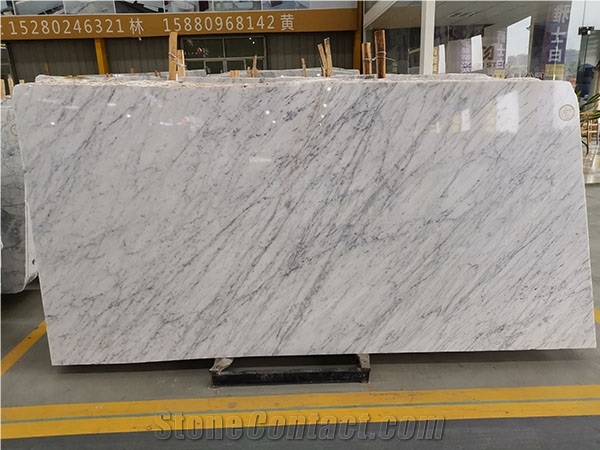 Bianco Carrara White Marble Kitchecntop
