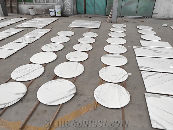 Snow White Calacatta Commercial Countertop